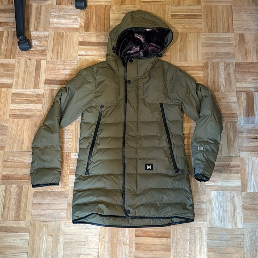 L1 down jacket size small.